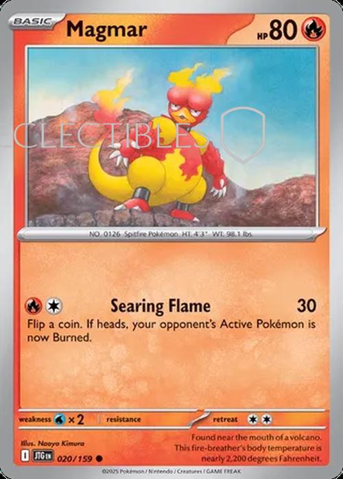 Pokemon Journey Together 020/159 Magmar Reverse Holo