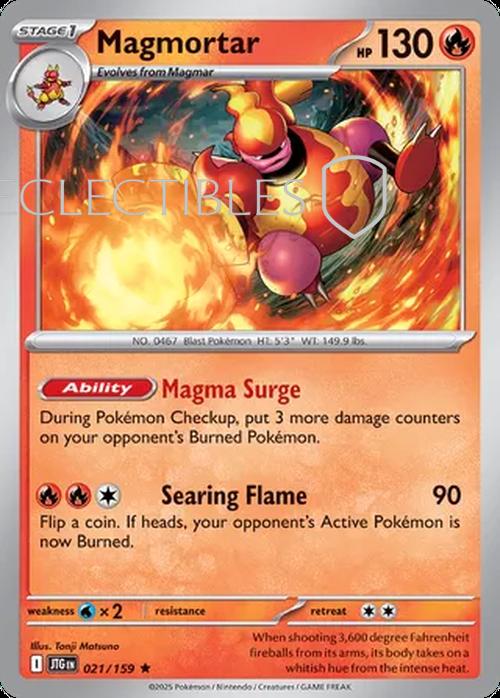 Pokemon Journey Together 021/159 Magmortar Holo