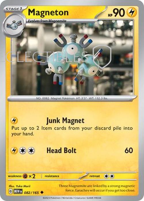 Pokemon Scarlet & Violet 151 082/165 Magneton  Reverse Holo