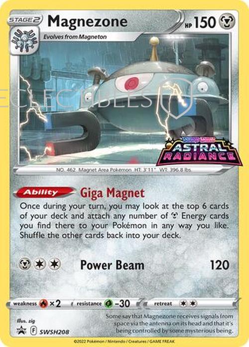 Pokemon SWSH Black Star Promos SWSH 208 Magnezone