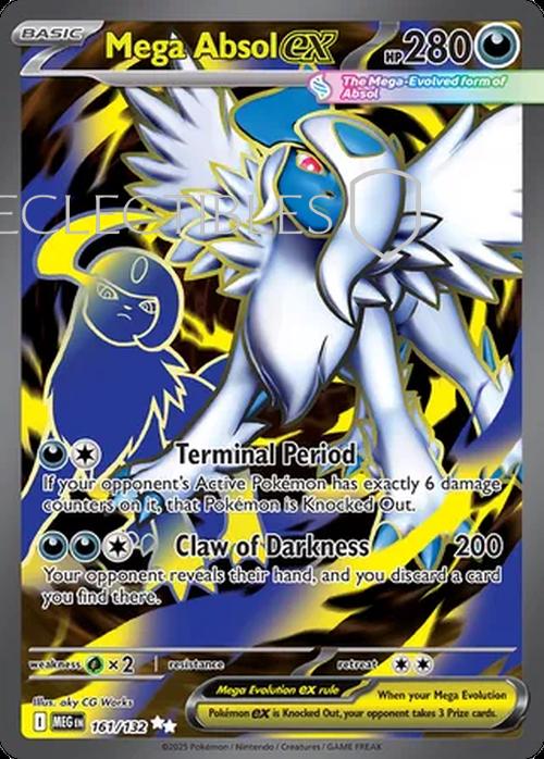 Pokemon Mega Evolutions 161/132 Mega Absol ex