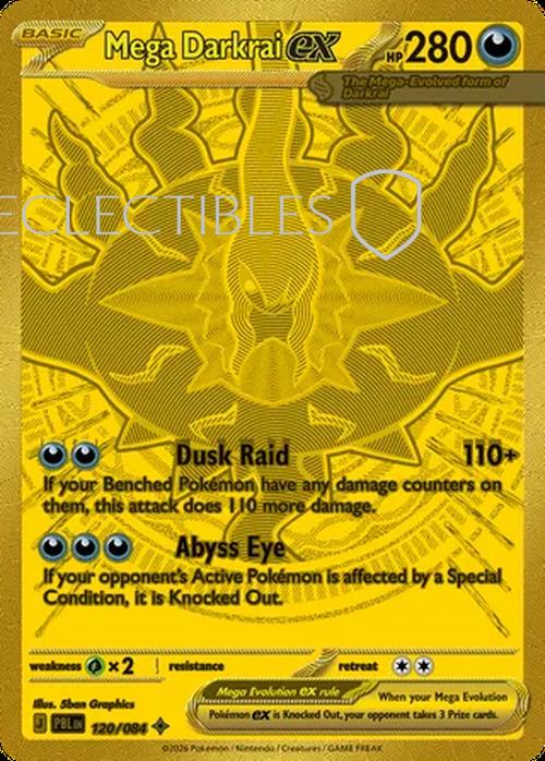 Pokemon pitch black 120/84 Mega Darkrai ex