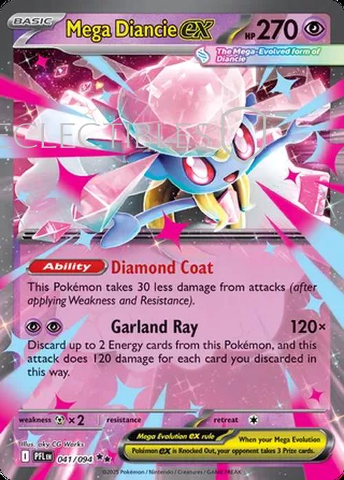 Pokemon Phantasmal Flames 041/094 Mega Diancie ex