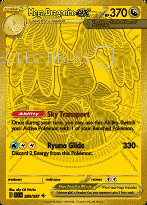 Pokemon Ascended Heroes 295/217 Mega Dragonite ex