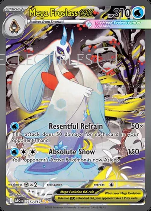 Pokemon Ascended Heroes 275/217 Mega Froslass ex