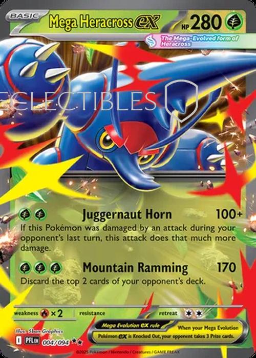 Pokemon Phantasmal Flames 004/094 Mega Heracross ex