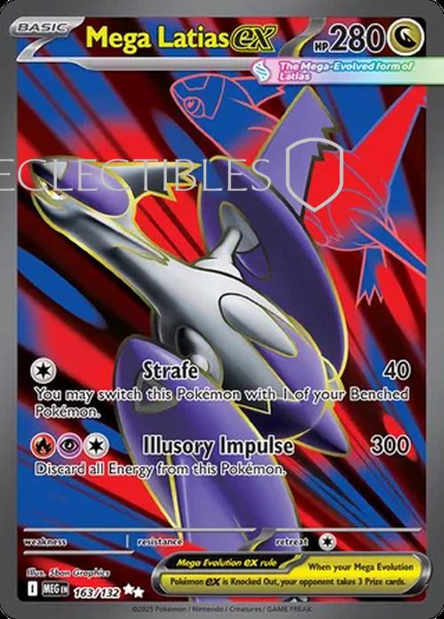 Pokemon Mega Evolutions 163/132 Mega Latias ex