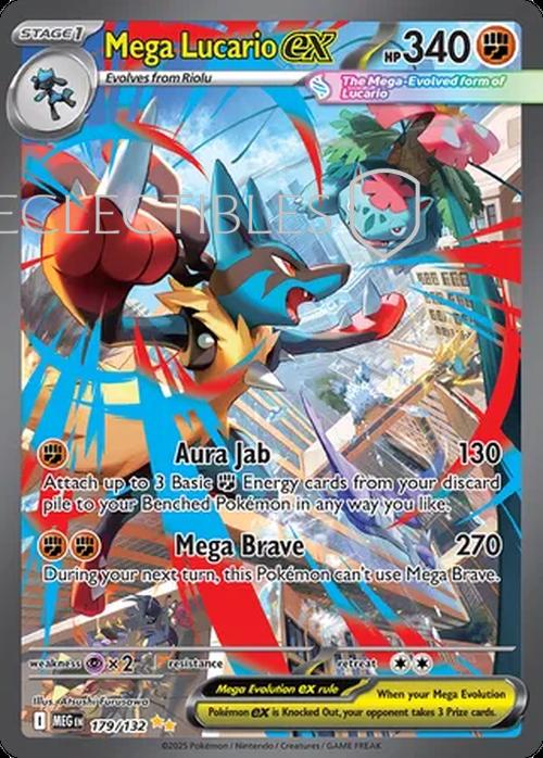 Pokemon Mega Evolutions 179/132 Mega Lucario ex