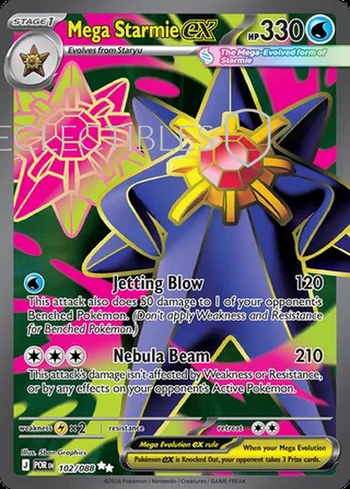 Pokemon Perfect Order 102/88 Mega Starmie ex