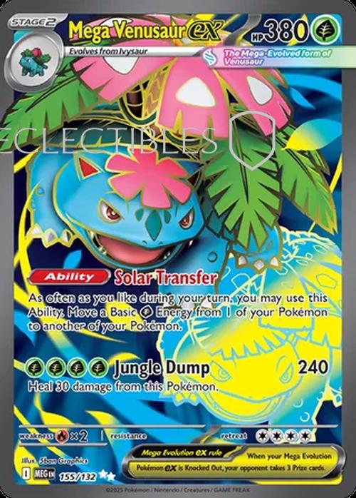 Pokemon Mega Evolutions 155/132 Mega Venusaur ex