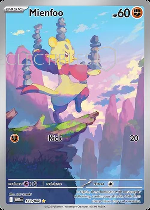 Pokemon White Flare 133/086 Mienfoo
