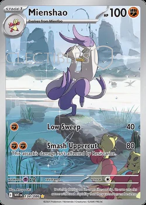 Pokemon White Flare 134/086 Mienshao