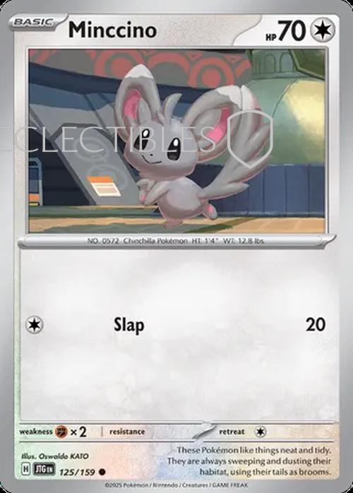 Pokemon Journey Together 125/159 Minccino Reverse Holo