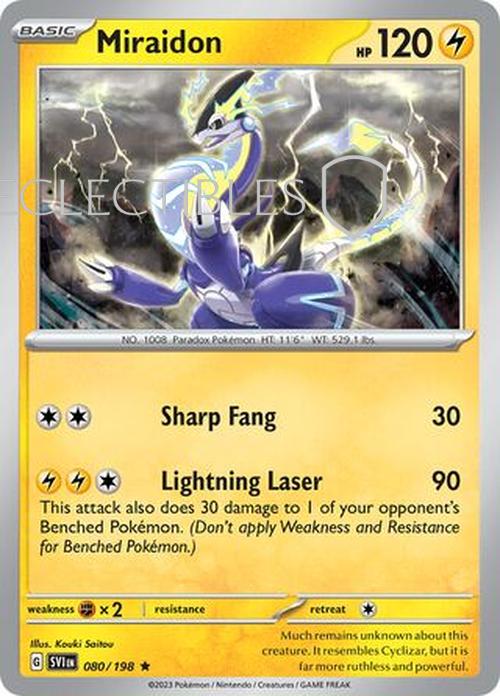 Pokemon Scarlet & Violet 080/198 Miraidon Holo