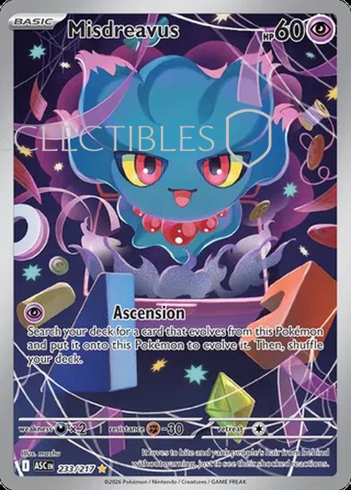 Pokemon Ascended Heroes 233/217 Misdreavus