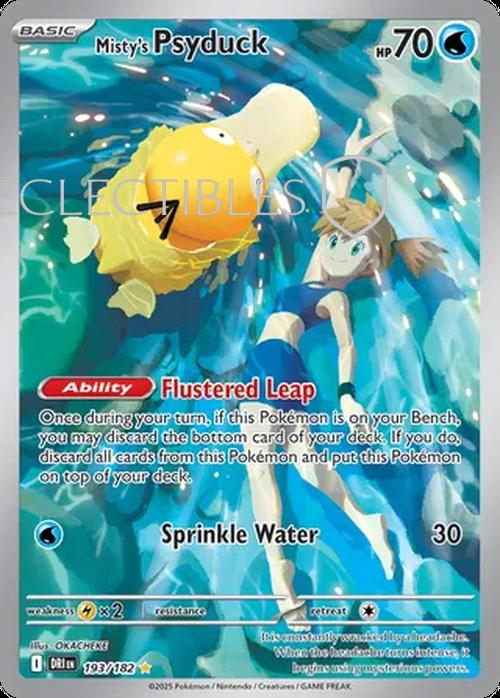 Pokemon Destined Rivals 193/182 Mistys Psyduck