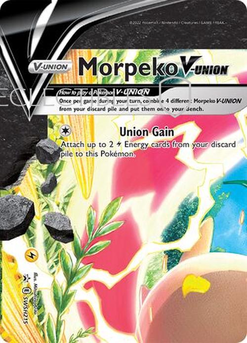 Pokemon SWSH Black Star Promos SWSH 215 Morpeko VUNION