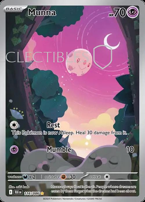 Pokemon Black Bolt 116/086 Munna