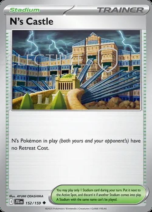 Pokemon Journey Together 152/159 Ns Castle Reverse Holo