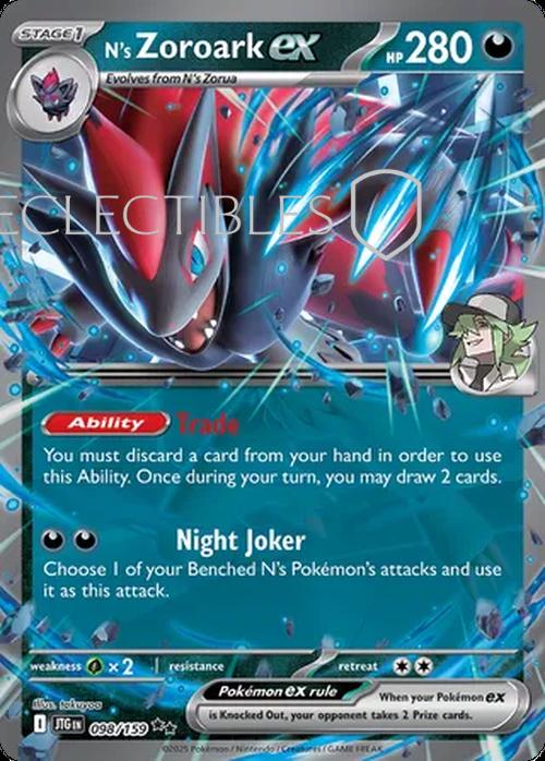 Pokemon Journey Together 098/159 Ns Zoroark ex