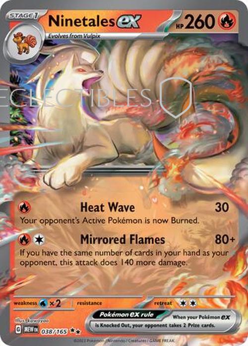 Pokemon Scarlet & Violet 151 038/165 Ninetales ex