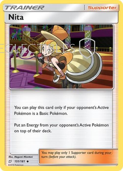 Pokemon Team up 151/181 Nita Reverse Holo
