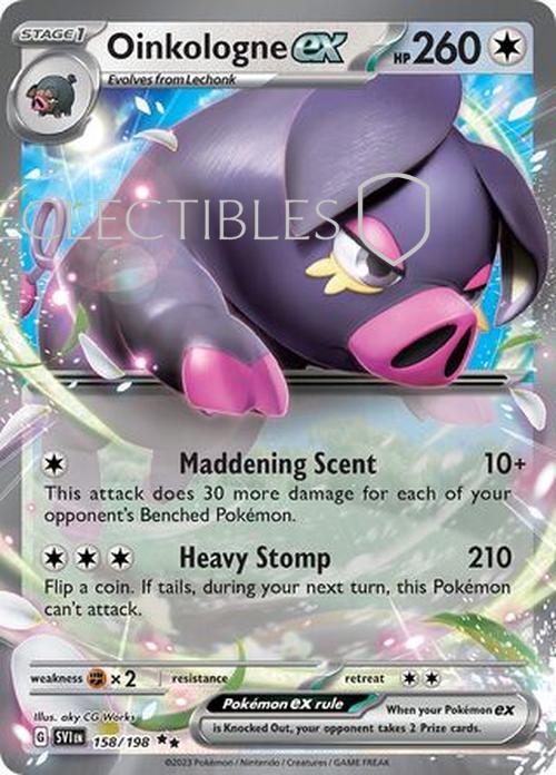 Pokemon Scarlet & Violet 158/198 Oinkologne ex