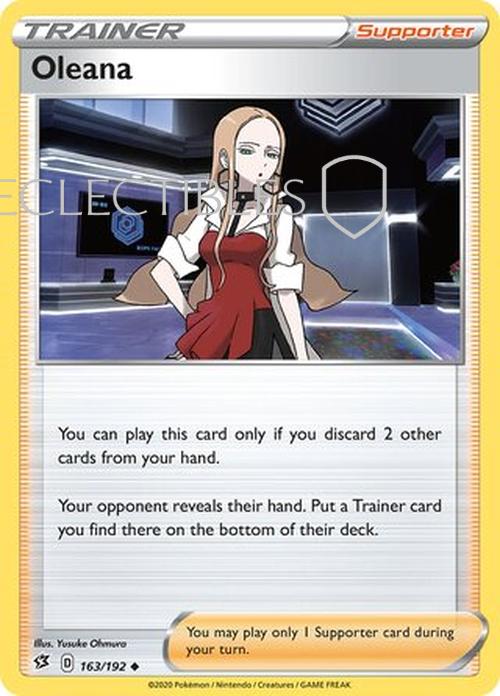Pokemon Rebel Clash 163/192 Oleana  Reverse Holo