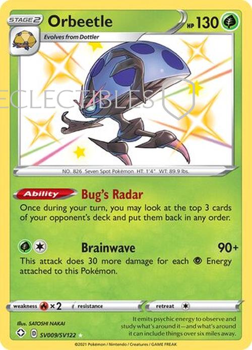 Pokemon Shining Fates SV 009/122 Orbeetle