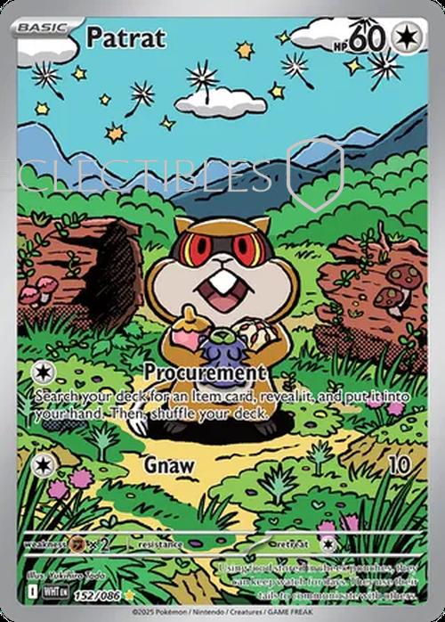 Pokemon White Flare 152/086 Patrat