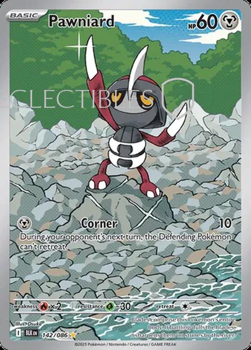 Pokemon Black Bolt 142/086 Pawniard