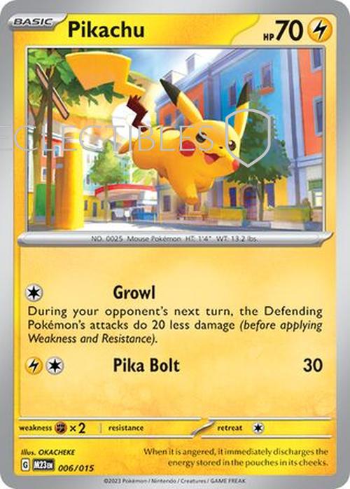 Pokemon McDonalds Match Battle 2023 006/015 Pikachu Holo