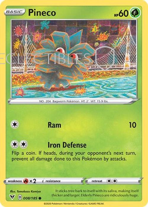 Pokemon Vivid Voltage 008/185 Pineco Reverse Holo
