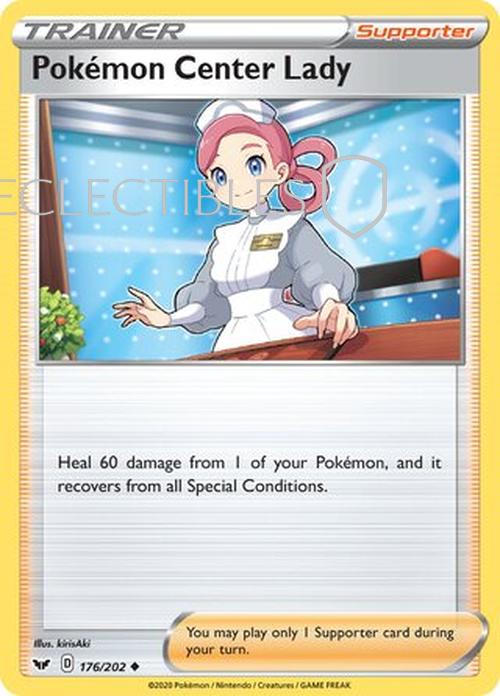 Pokemon Sword & Shield 176/202 Pokemon Centre Reverse Holo
