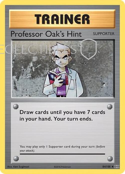Pokemon evolutions 084/108 Professor Oak's Hunt Reverse Holo