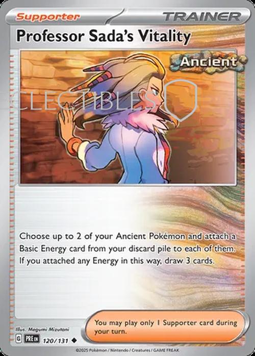 Prismatic Evo 120/131 Professor Sada's Vitality Pokeball Holo