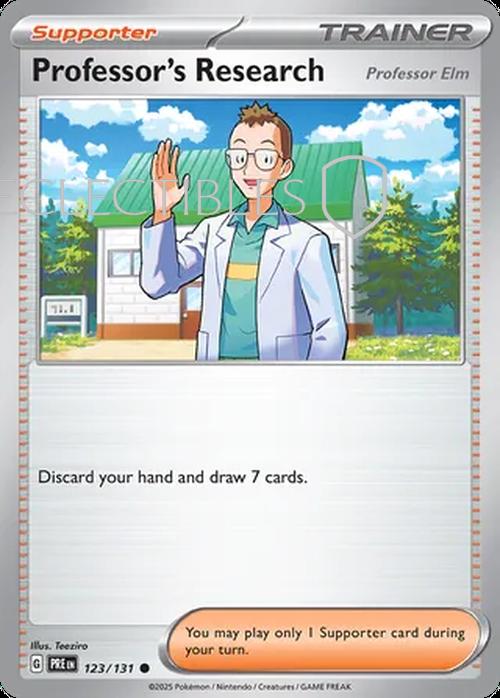 Prismatic Evolutions 122/131 Professor's Research Reverse Holo