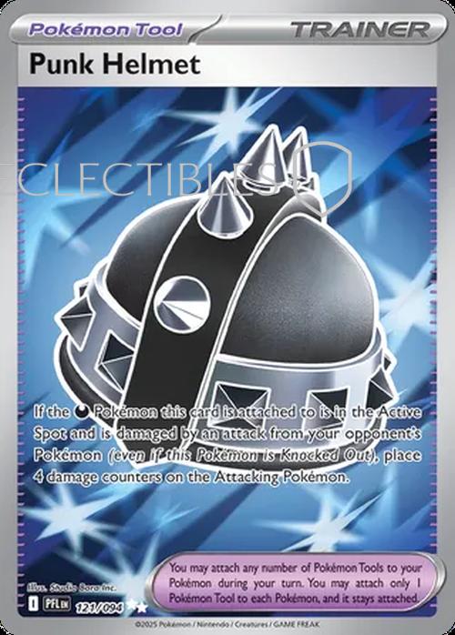 Pokemon Phantasmal Flames 121/094 Punk Helmet
