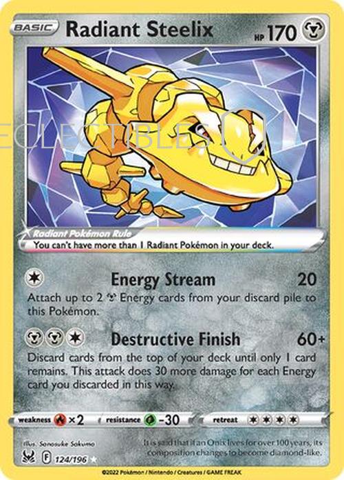 Pokemon Lost Origin 124/196 Radiant Steelix