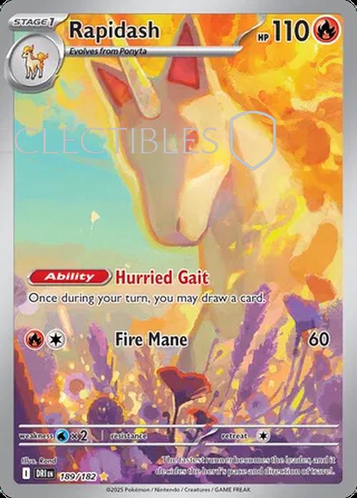 Pokemon Destined Rivals 189/182 Rapidash