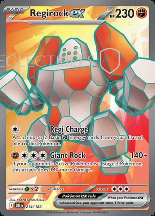 Pokemon Destined Rivals 214/182 Regirock ex