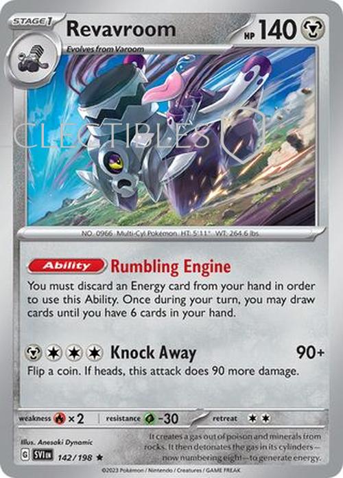 Pokemon Scarlet & Violet 142/198 Revavroom Holo