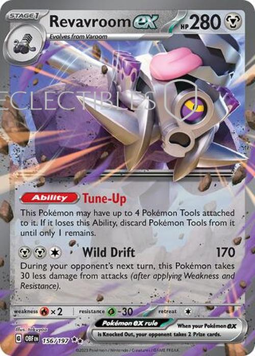 Pokemon Obsidian Flame 156/197 Revavroom ex