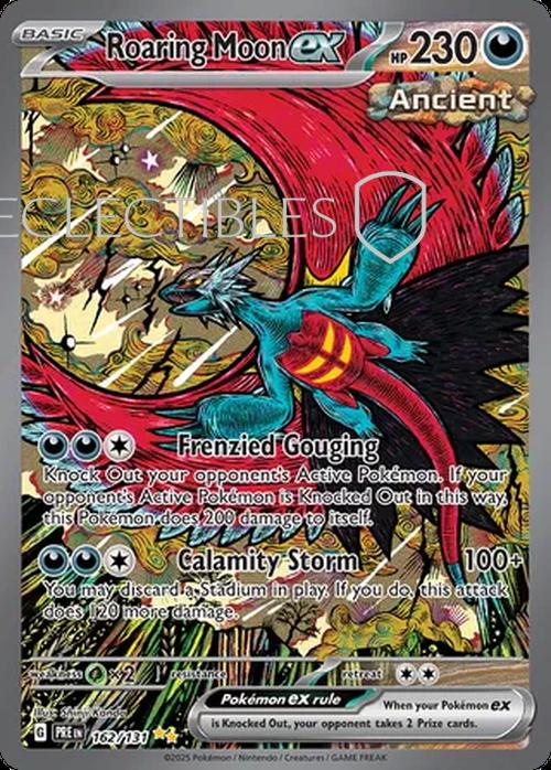 Pokemon Prismatic Evolutions 162/131 Roaring Moon ex