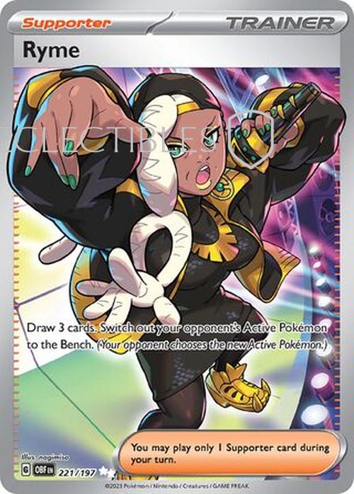 Pokemon Obsidian Flame 221/197 Ryme