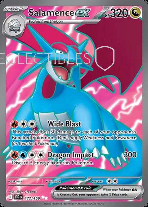 Pokemon Journey Together 177/159 Salamence ex