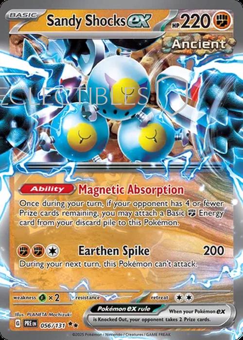 Pokemon Prismatic Evolutions 056/131 Sandy Shocks ex