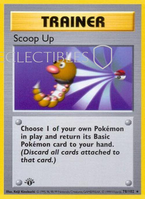 Pokemon Base Set 078/102 Scoop Up