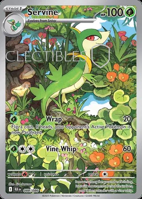 Pokemon Black Bolt 088/086 Servine