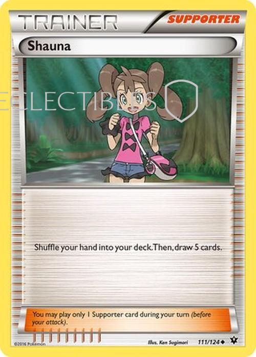 Pokemon Fates Collide 111/124 Shauna  Reverse Holo